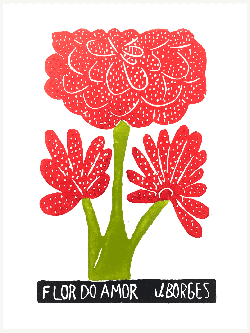 FLOR DO AMOR VERMELHA Memorial J